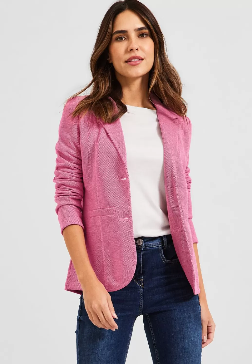 Street One Pique Blazer Mit Ziernahten^Damen Blazer