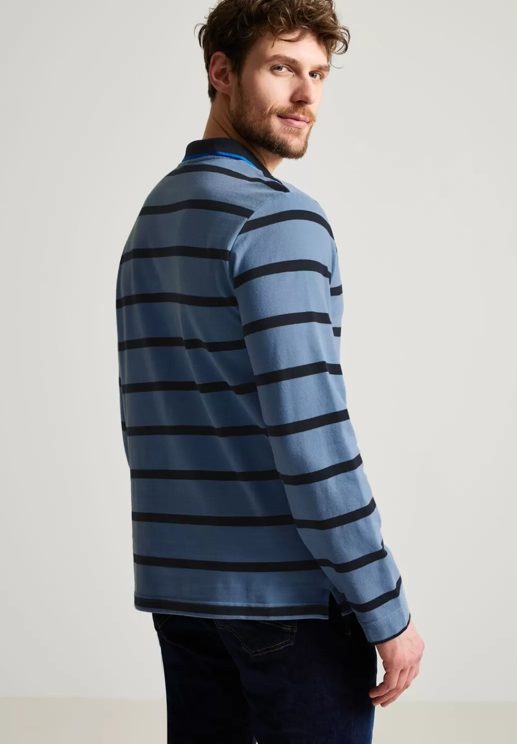 Street One Pique Langarmpoloshirt^Herren T-Shirts & Polos