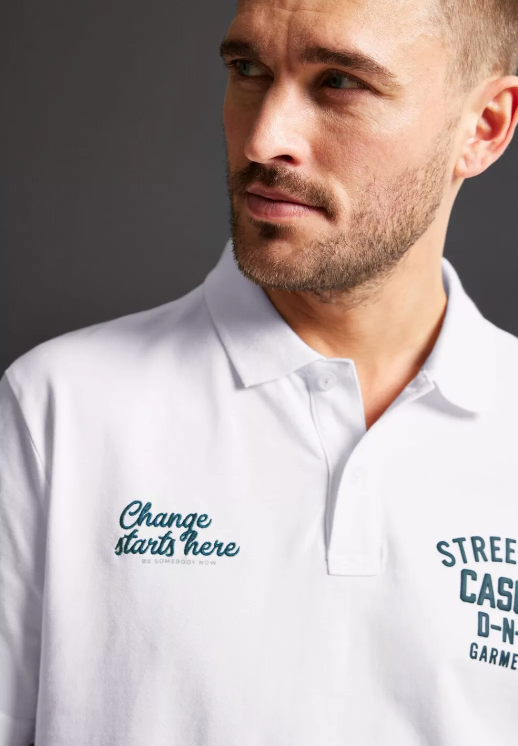 Street One Piquee Printmix Poloshirt^Herren T-Shirts & Polos