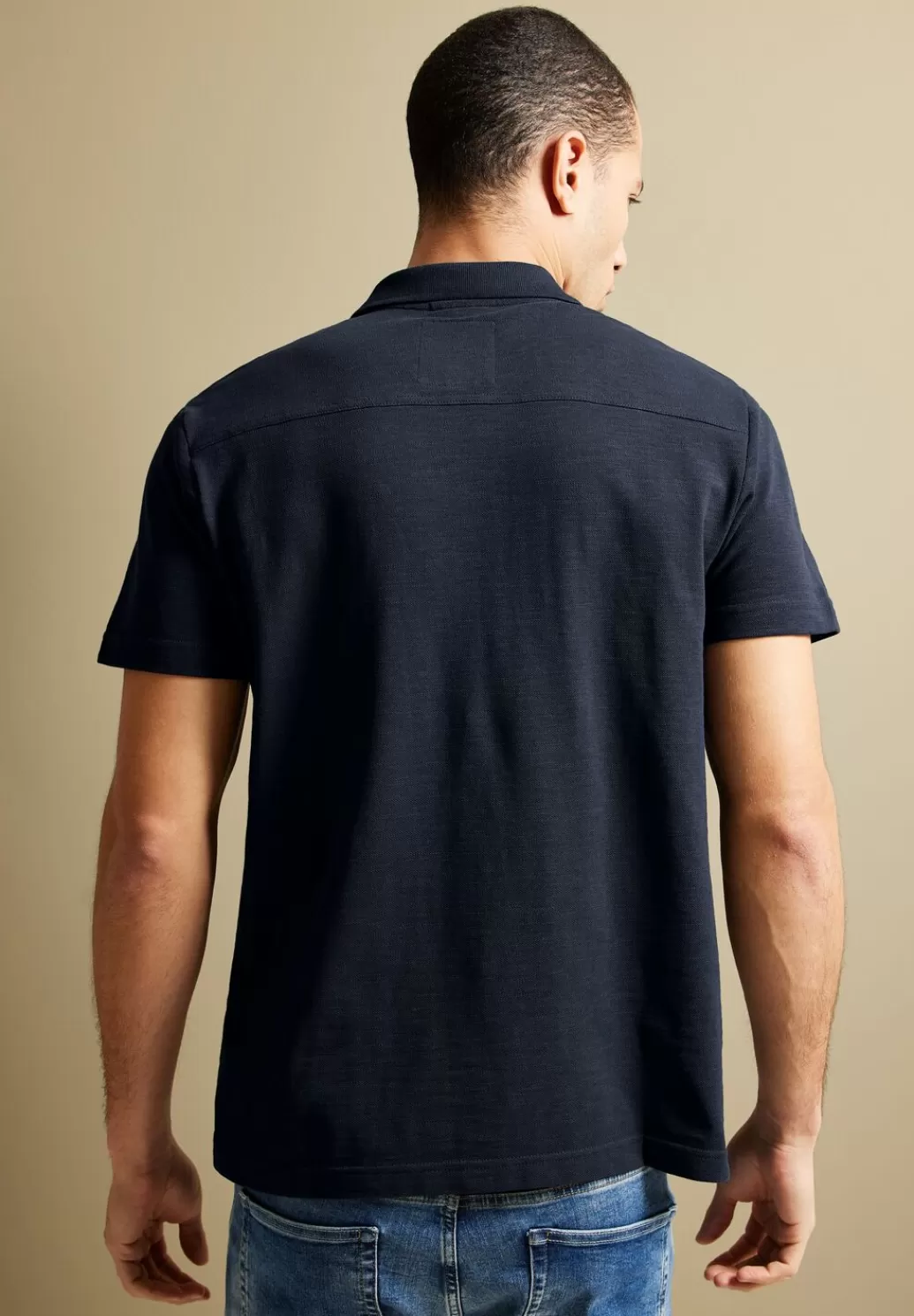 Street One Piquee Shirt Mit Polokragen^Herren T-Shirts & Polos