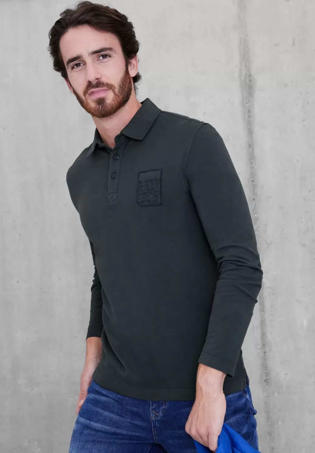 Street One Polo Langarmshirt^Herren T-Shirts & Polos