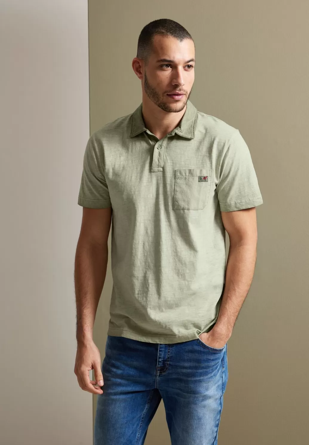 Street One Poloshirt In Garment Dye^Herren T-Shirts & Polos