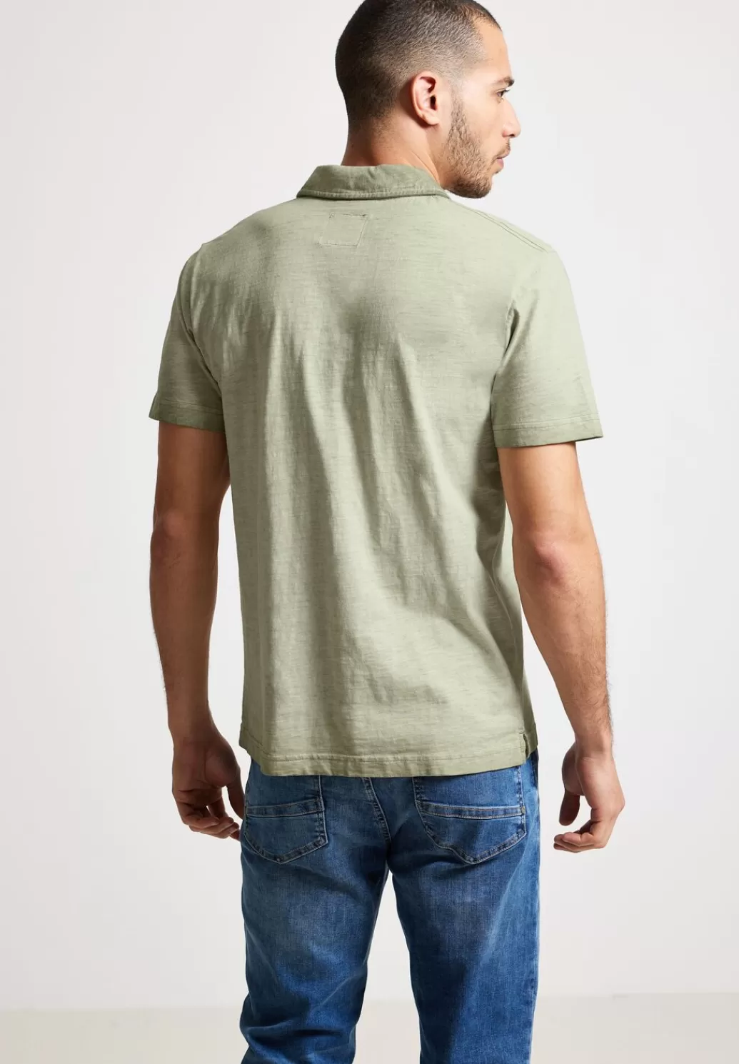 Street One Poloshirt In Garment Dye^Herren T-Shirts & Polos