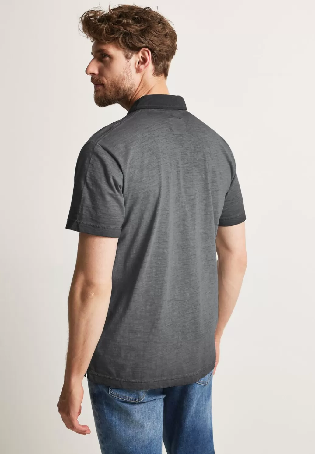 Street One Poloshirt In Garment Dye^Herren T-Shirts & Polos