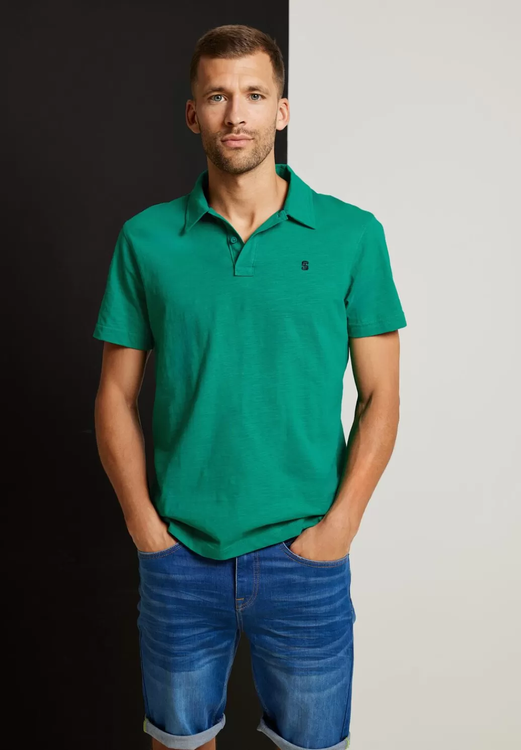 Street One Poloshirt In Jersey Slub^Herren T-Shirts & Polos