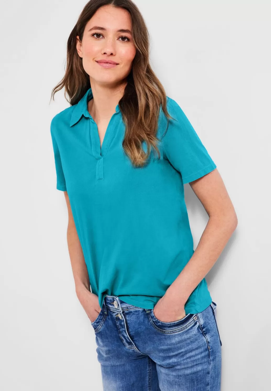 Street One Poloshirt In Unifarbe^Damen Shirts