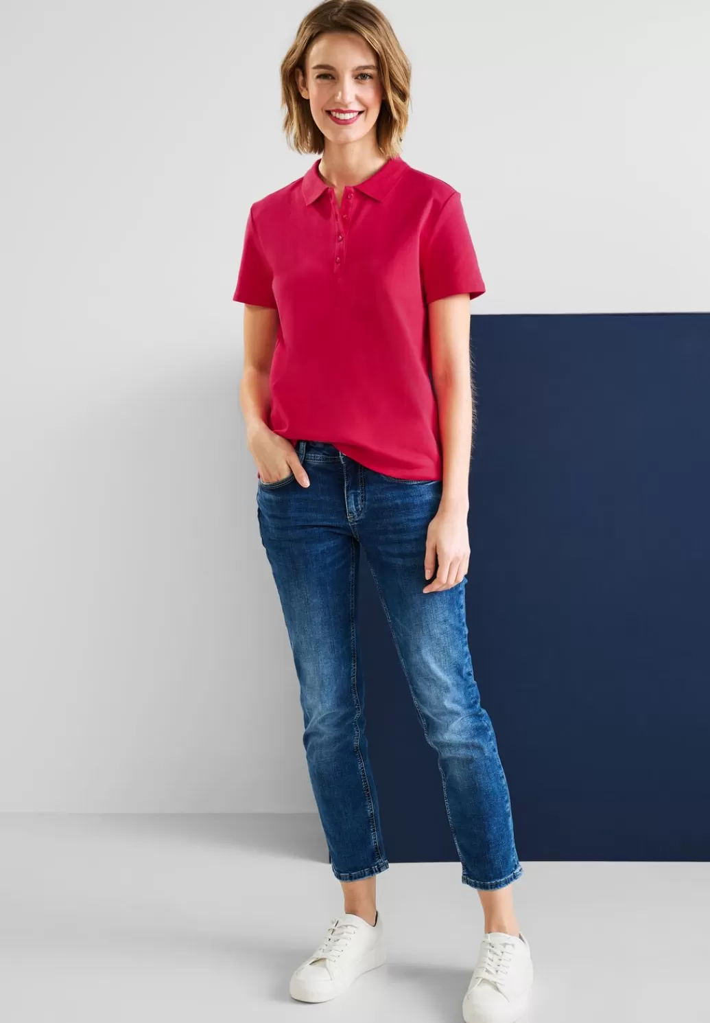 Street One Poloshirt In Unifarbe^Damen Shirts