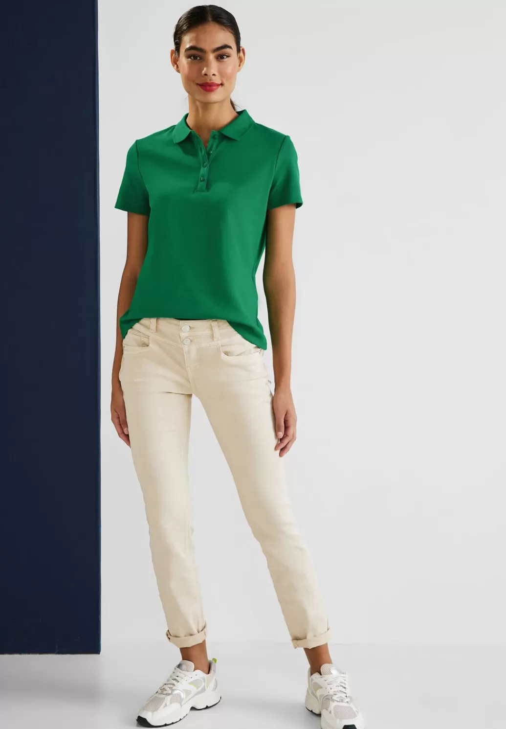 Street One Poloshirt In Unifarbe^Damen Shirts