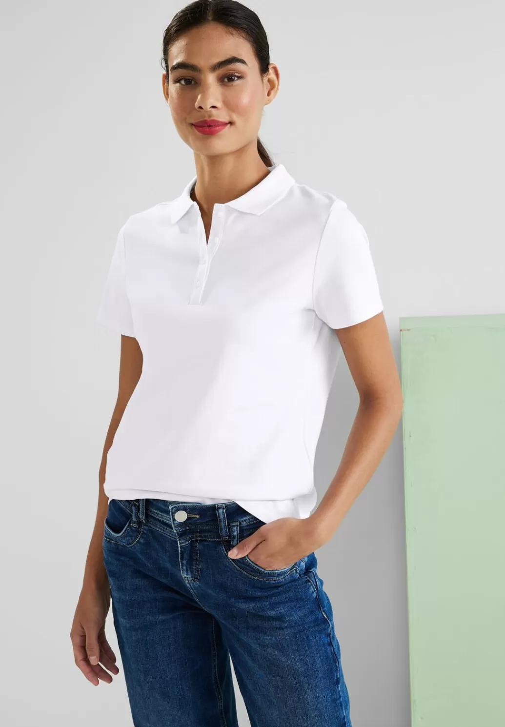 Street One Poloshirt In Unifarbe^Damen Shirts