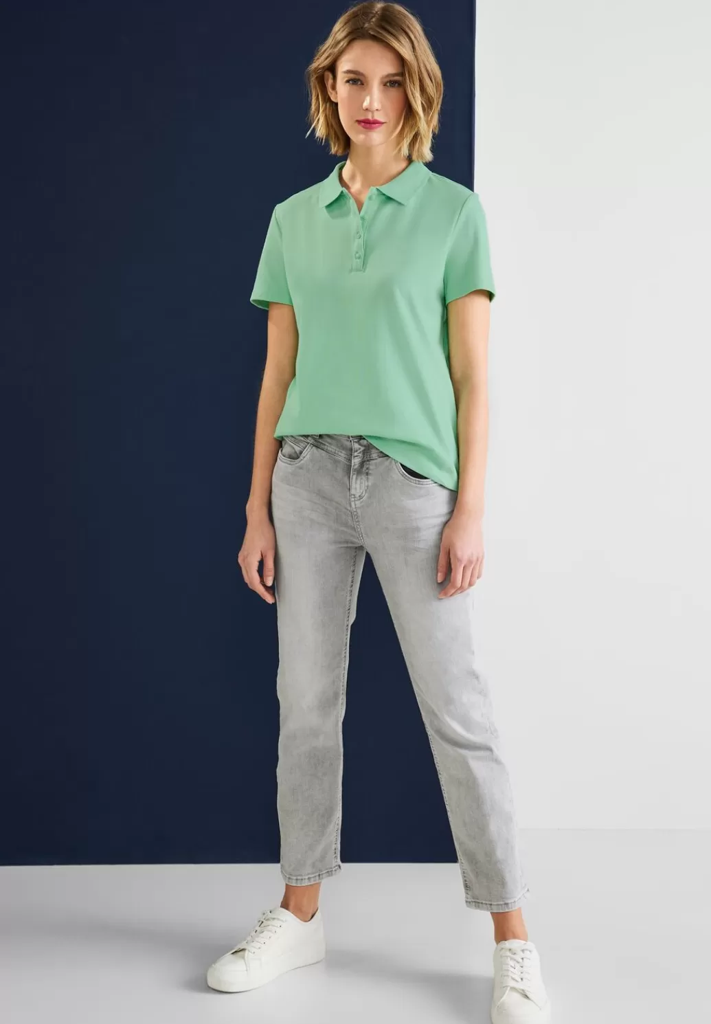 Street One Poloshirt In Unifarbe^Damen Shirts