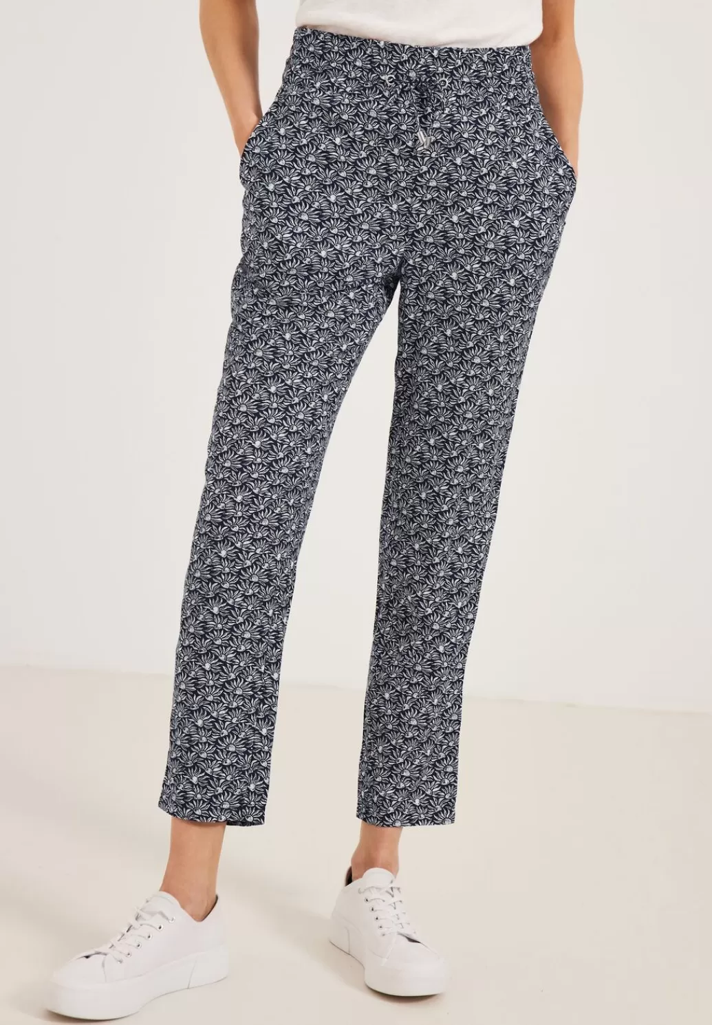 Street One Print Casual Fit Hose^Damen Lange Hosen