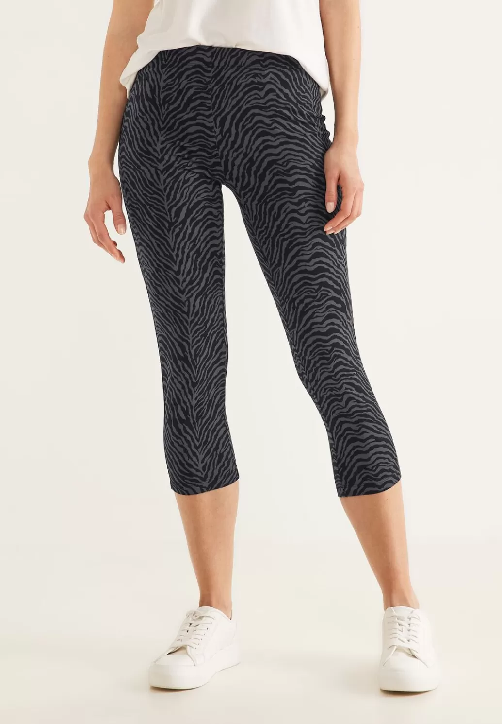 Street One Print Leggings In 3/4-Lange^Damen 3/4 Hosen