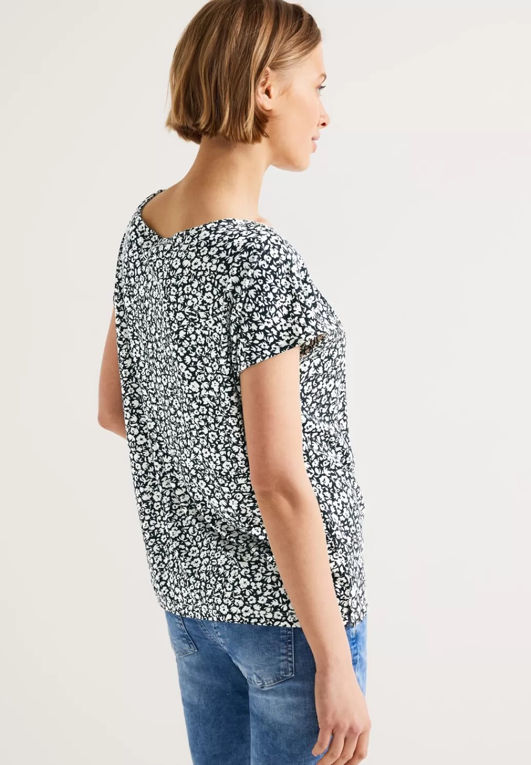 Street One Print Materialmix Shirt^Damen Shirts