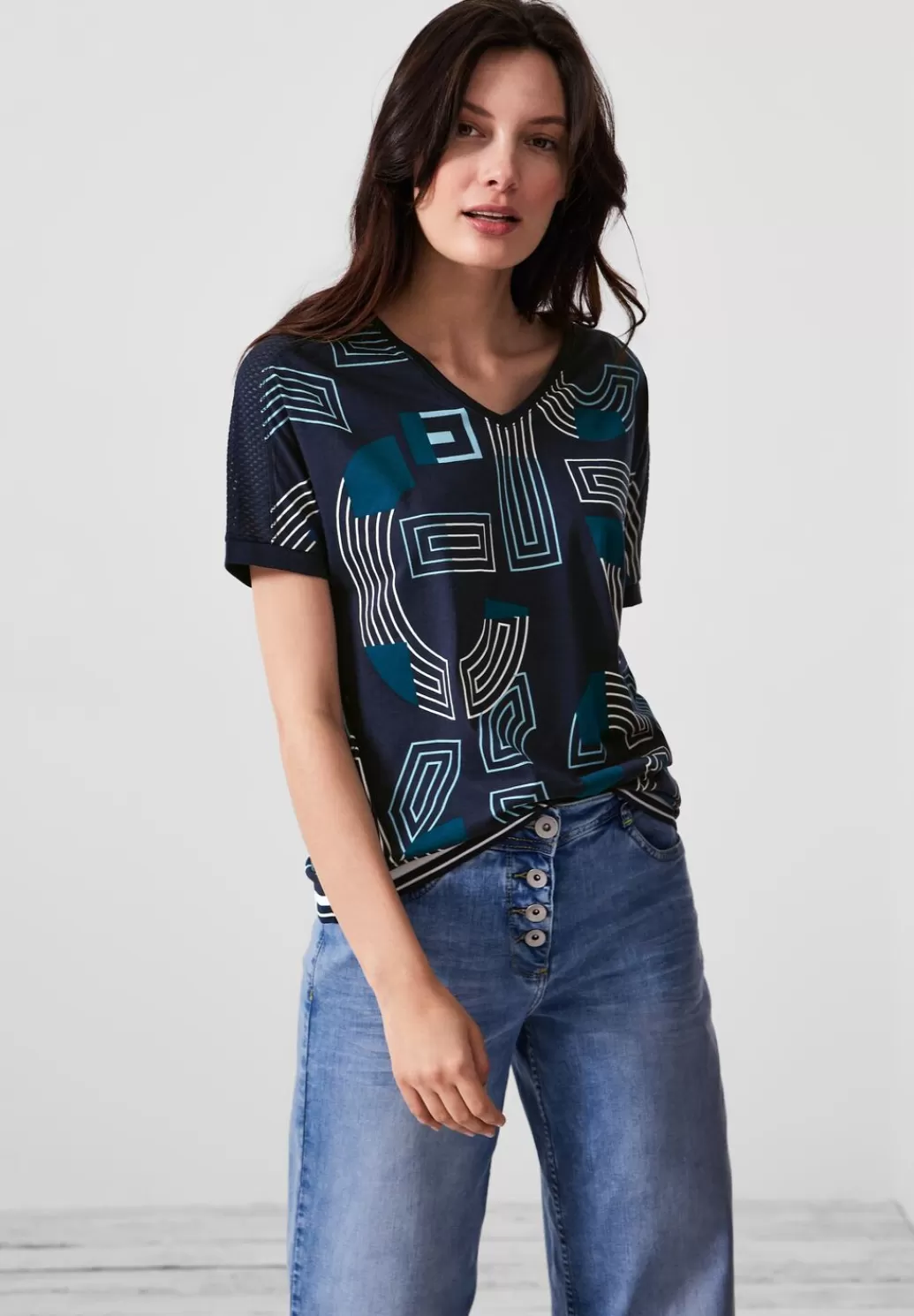 Street One Print T-Shirt^Damen Shirts