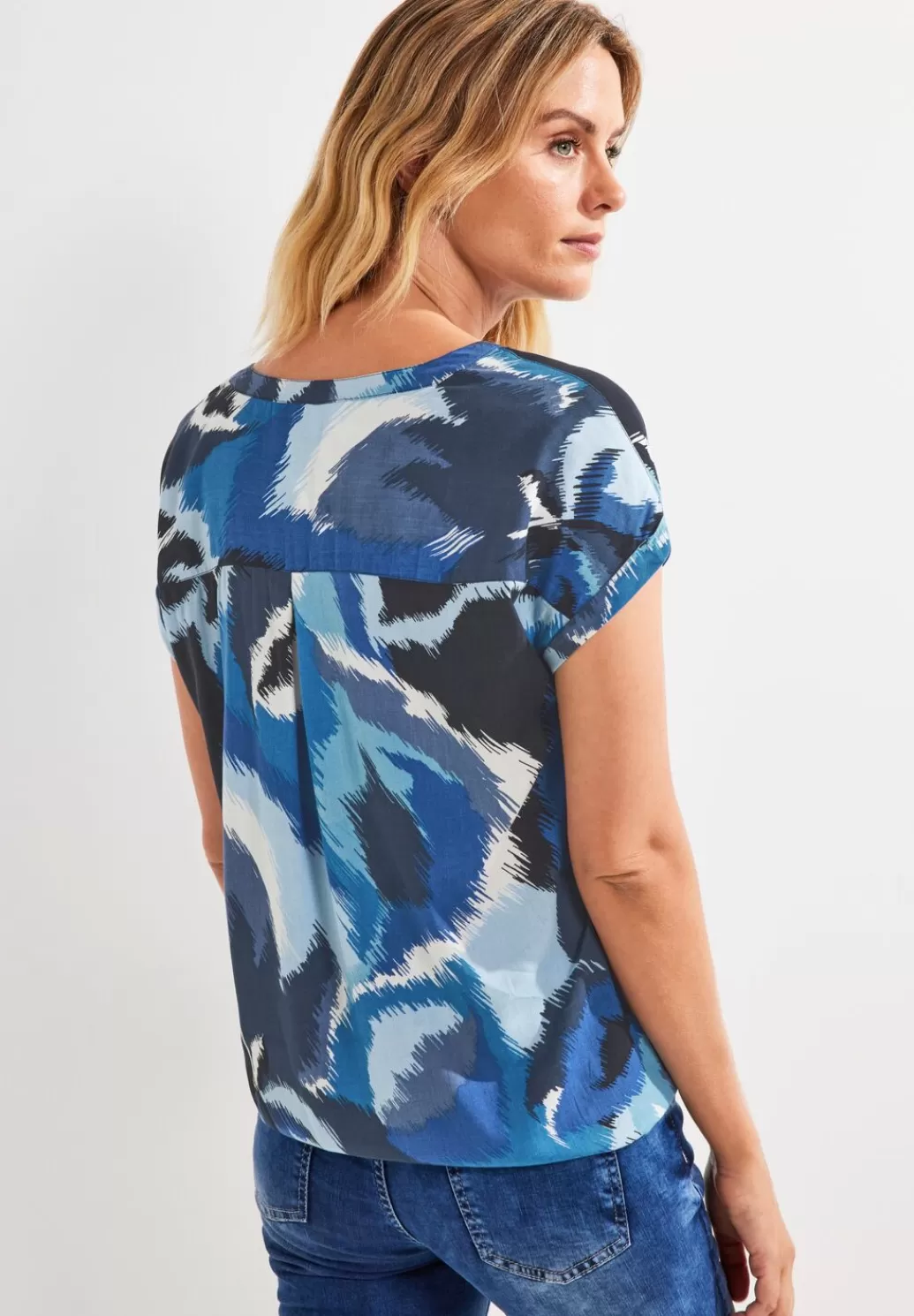 Street One Printbluse^Damen Kurzarm Blusen