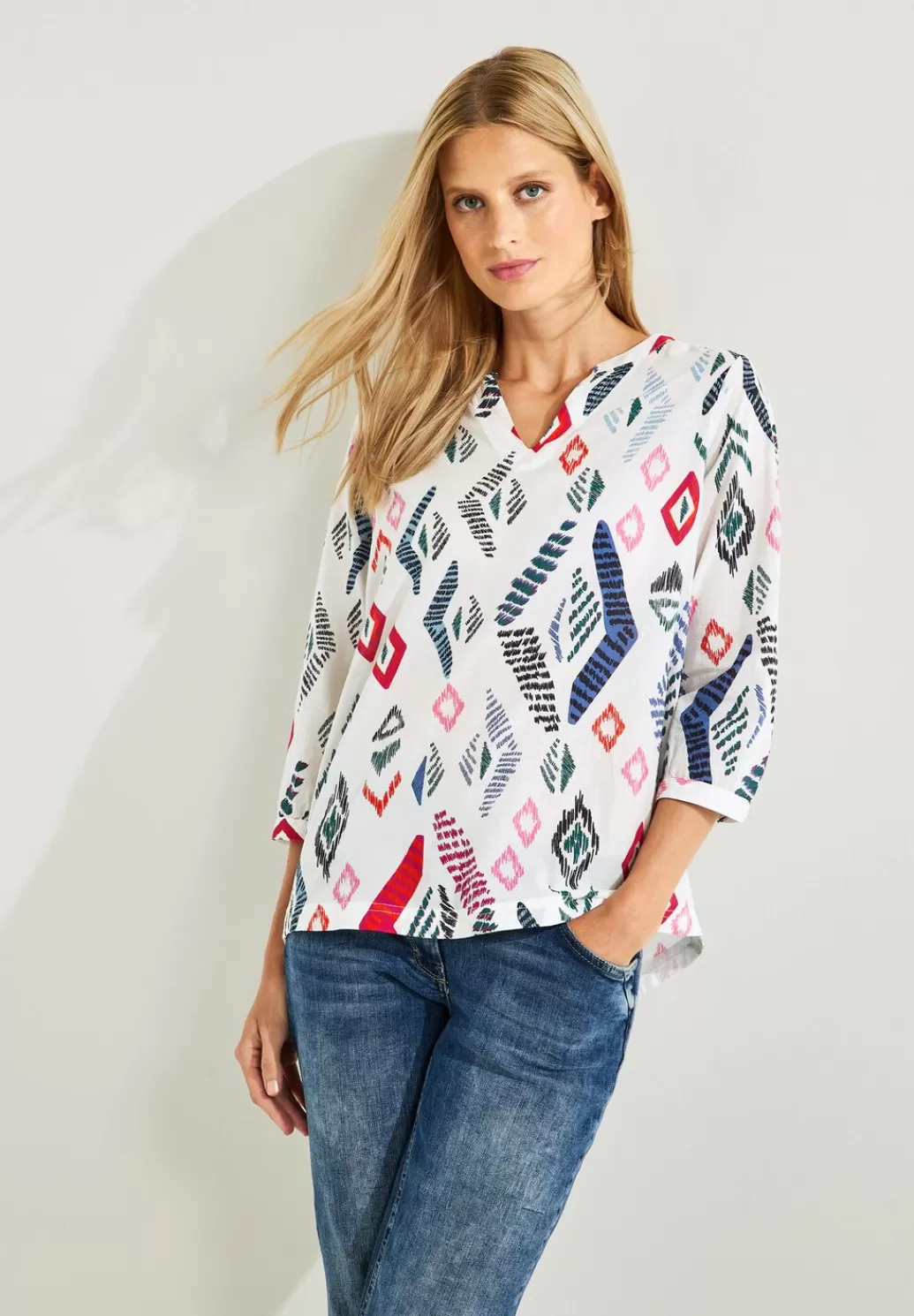 Street One Printbluse In Baumwolle^Damen 3/4-Arm Blusen