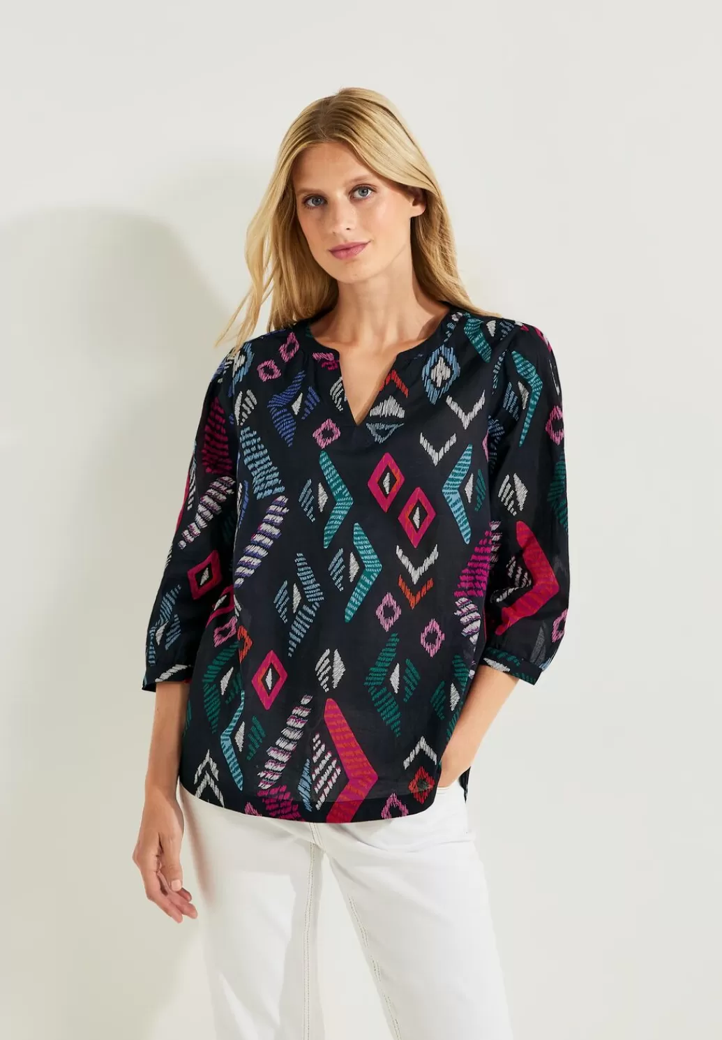 Street One Printbluse In Baumwolle^Damen 3/4-Arm Blusen