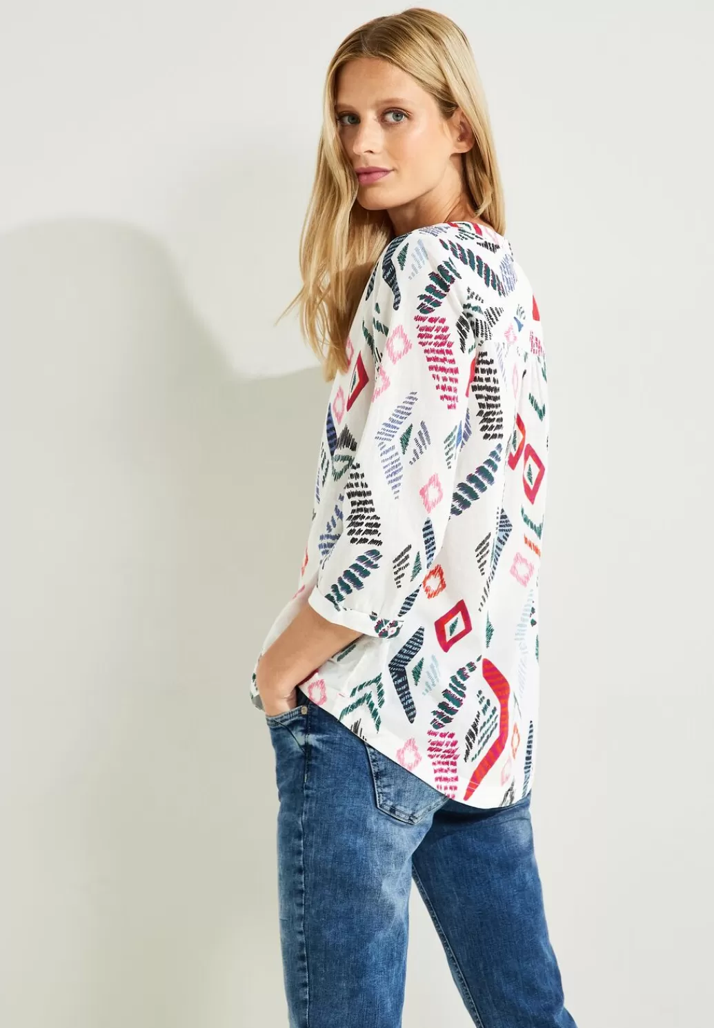 Street One Printbluse In Baumwolle^Damen 3/4-Arm Blusen