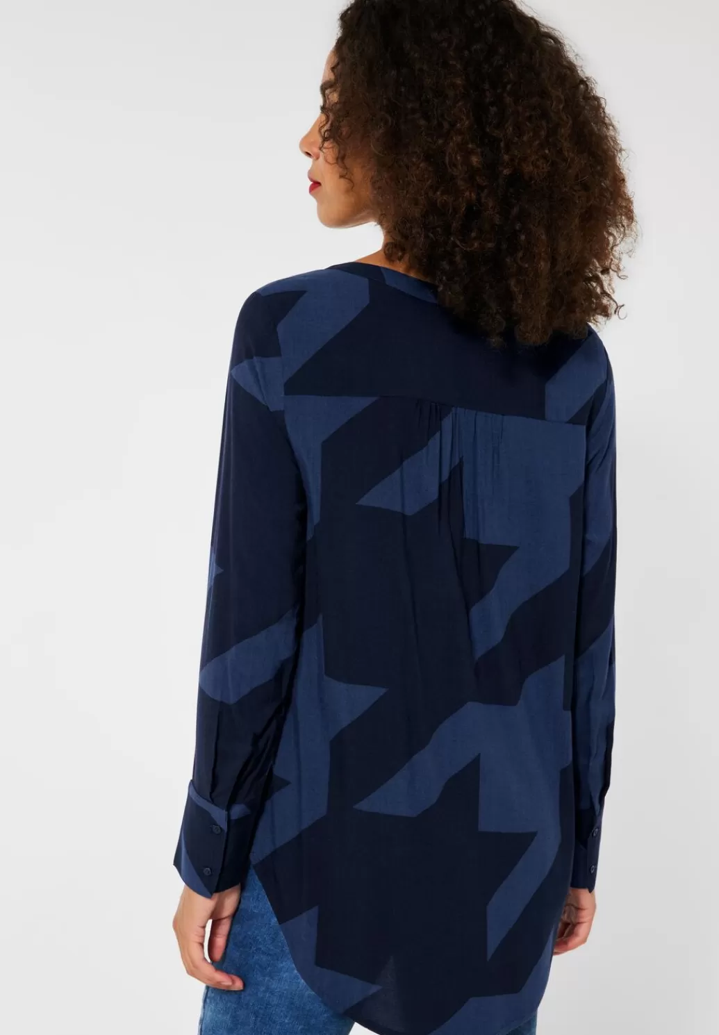 Street One Printbluse In Viskose^Damen Langarm Blusen