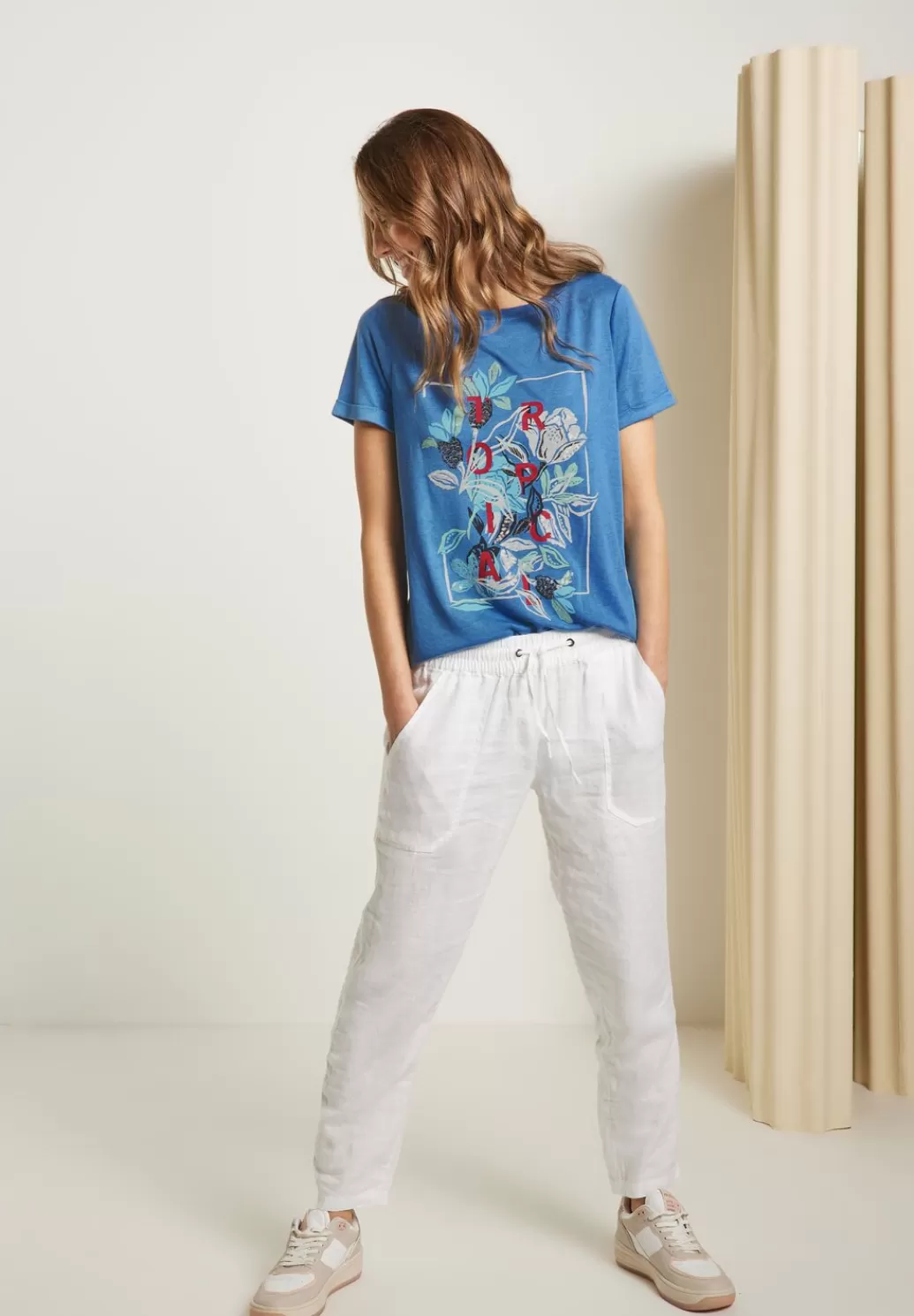 Street One Printshirt In Leinenoptik^Damen Shirts