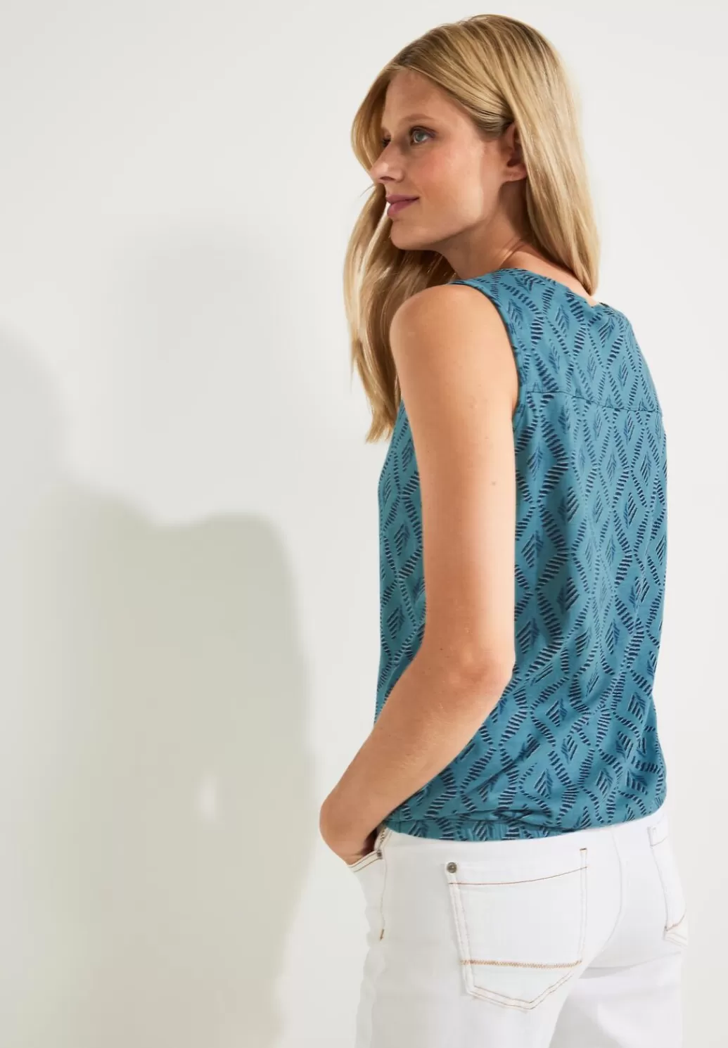 Street One Printtop Mit Elastikbund^Damen Tops