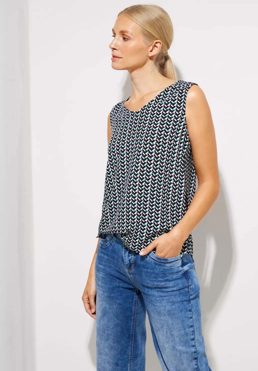 Street One Printtop Mit Raffung^Damen Tops