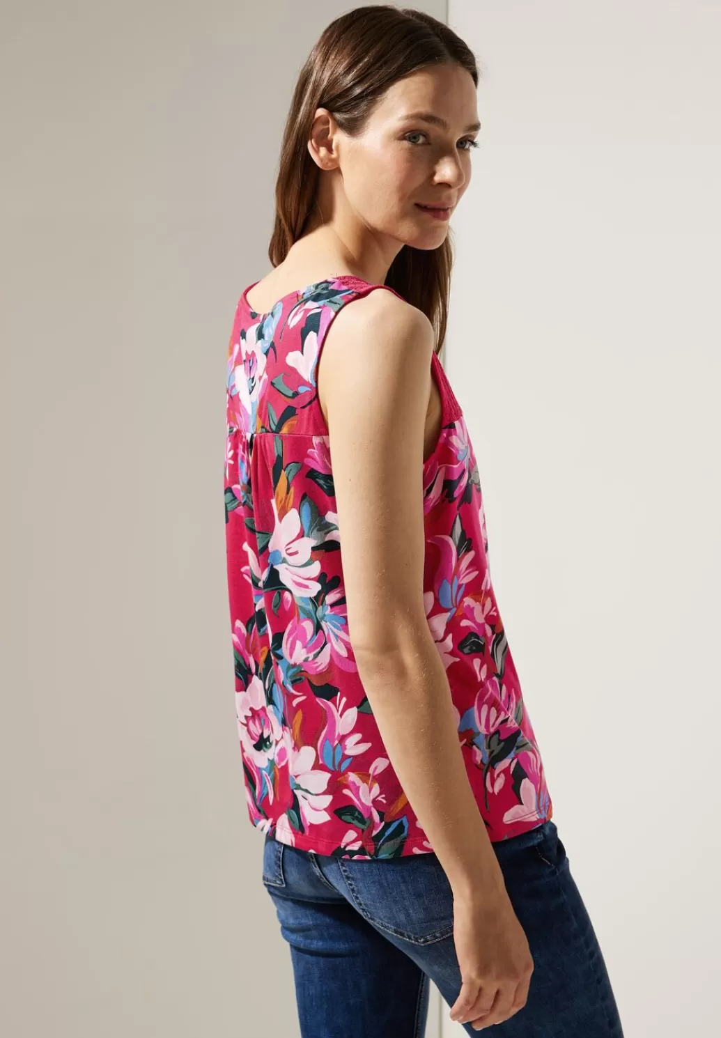 Street One Printtop Mit Spitzendetail^Damen Tops