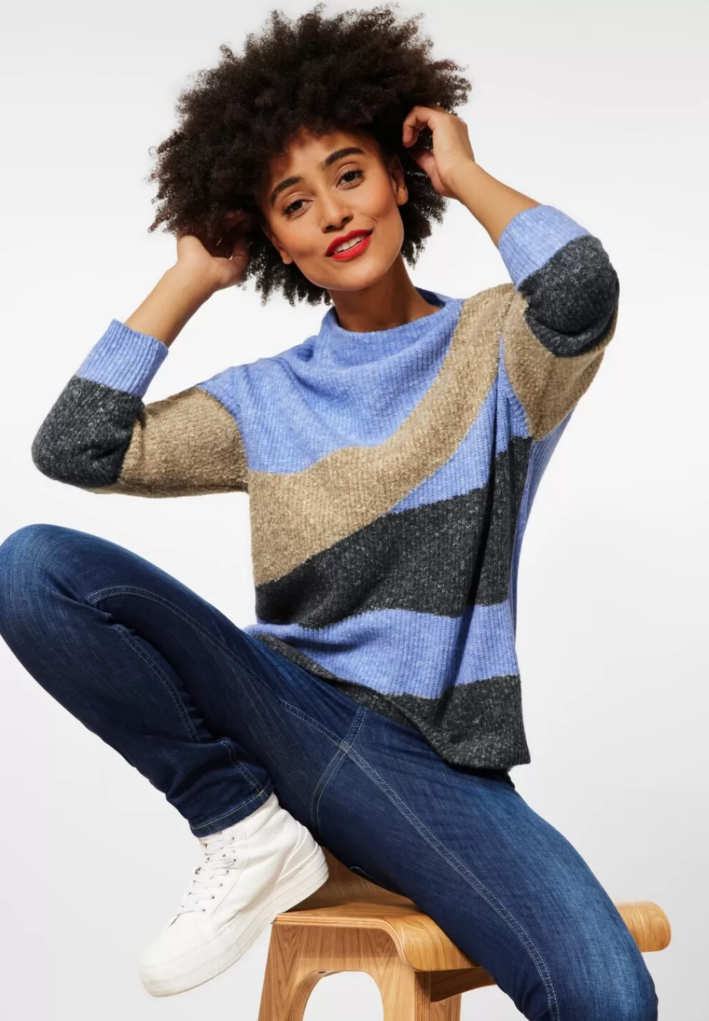 Street One Pullover Mit Colourblock^Damen Pullover