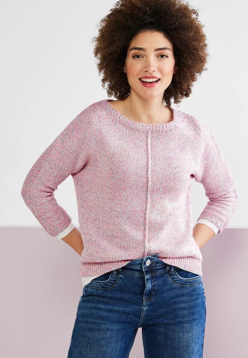 Street One Pullover Mit Multicolor Garn^Damen Pullover