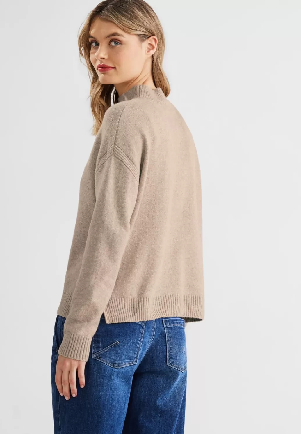 Street One Pullover Mit Stehkragen^Damen Pullover