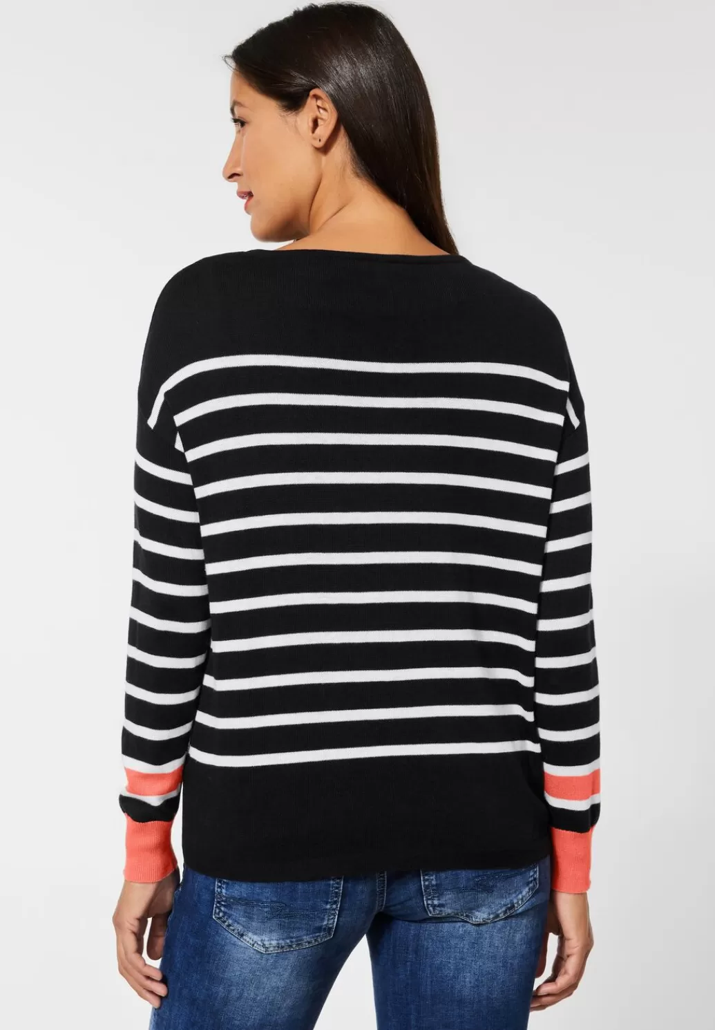 Street One Pullover Mit Streifenmuster^Damen Pullover