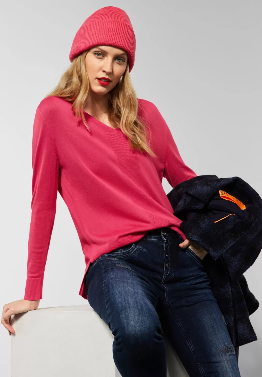 Street One Pullover Mit V-Ausschnitt^Damen Pullover