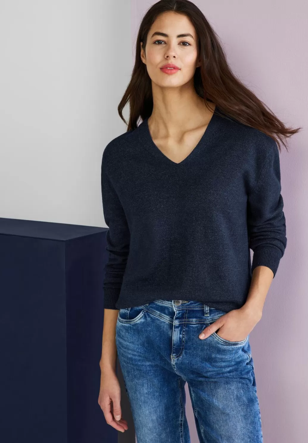 Street One Pullover Mit V-Ausschnitt^Damen Pullover