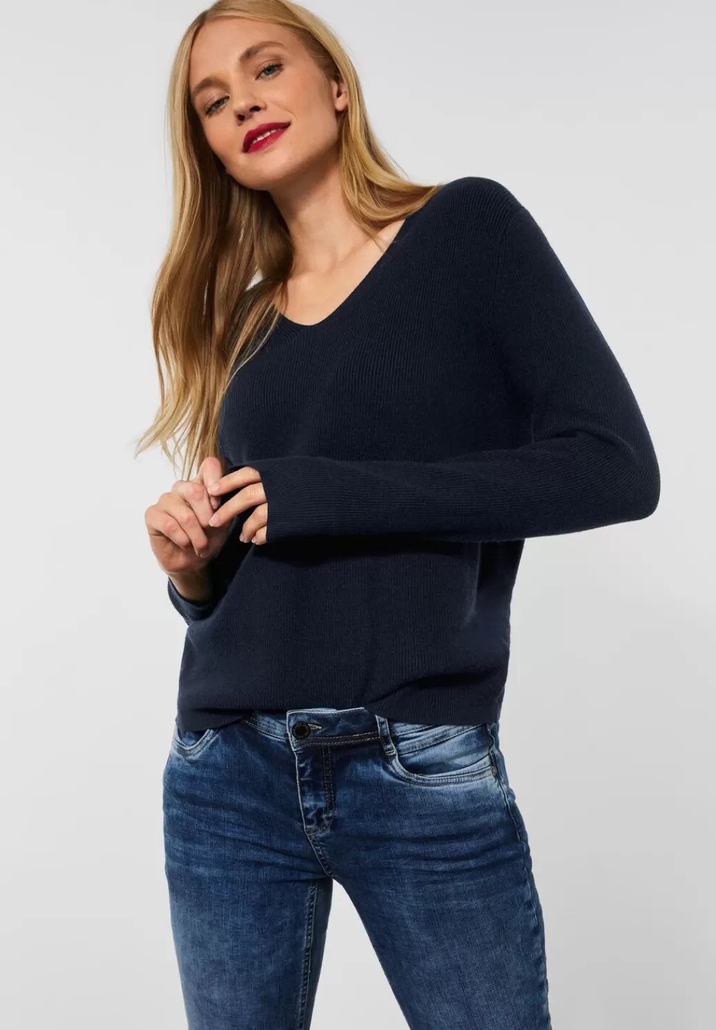 Street One Pullover Mit V-Ausschnitt^Damen Pullover