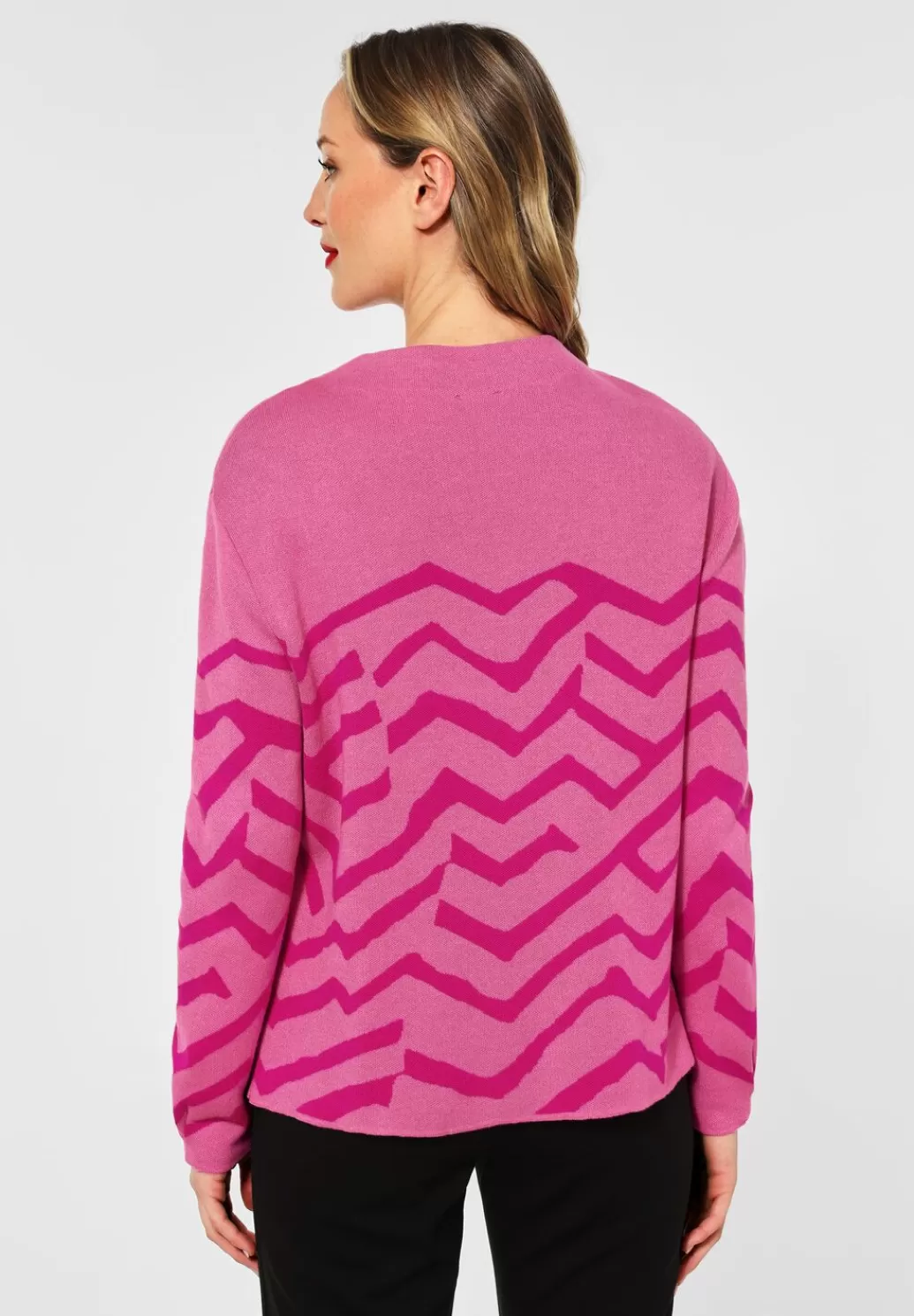 Street One Pullover Mit Zick Zack Print^Damen Pullover