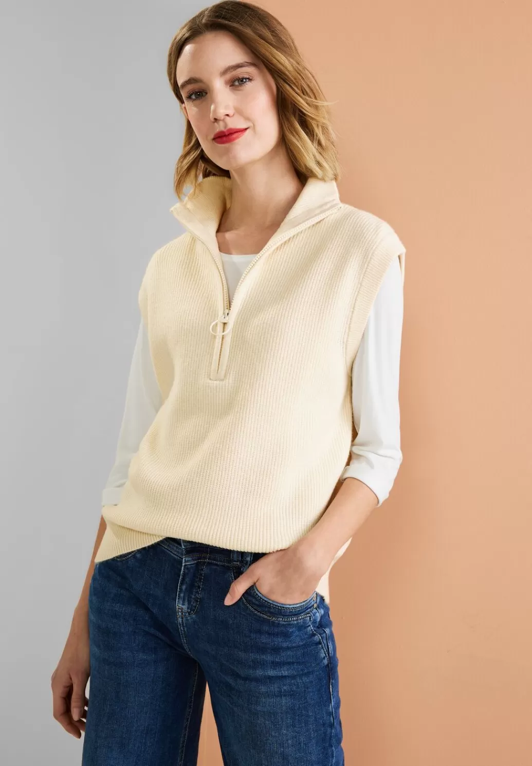 Street One Pullunder Mit Troyerkragen^Damen Pullover