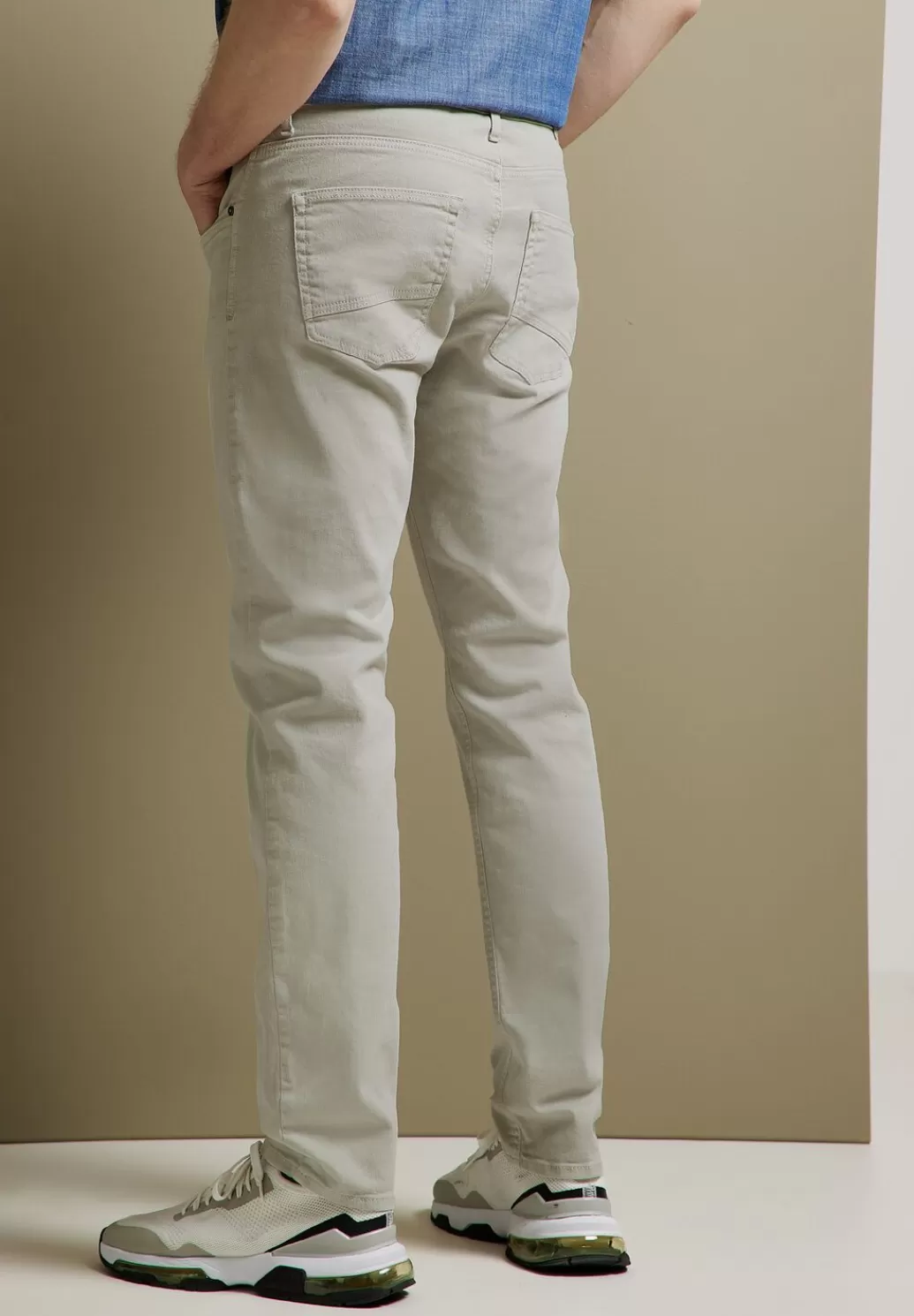 Street One Regular Fit Colored Jeans^Herren Hosen