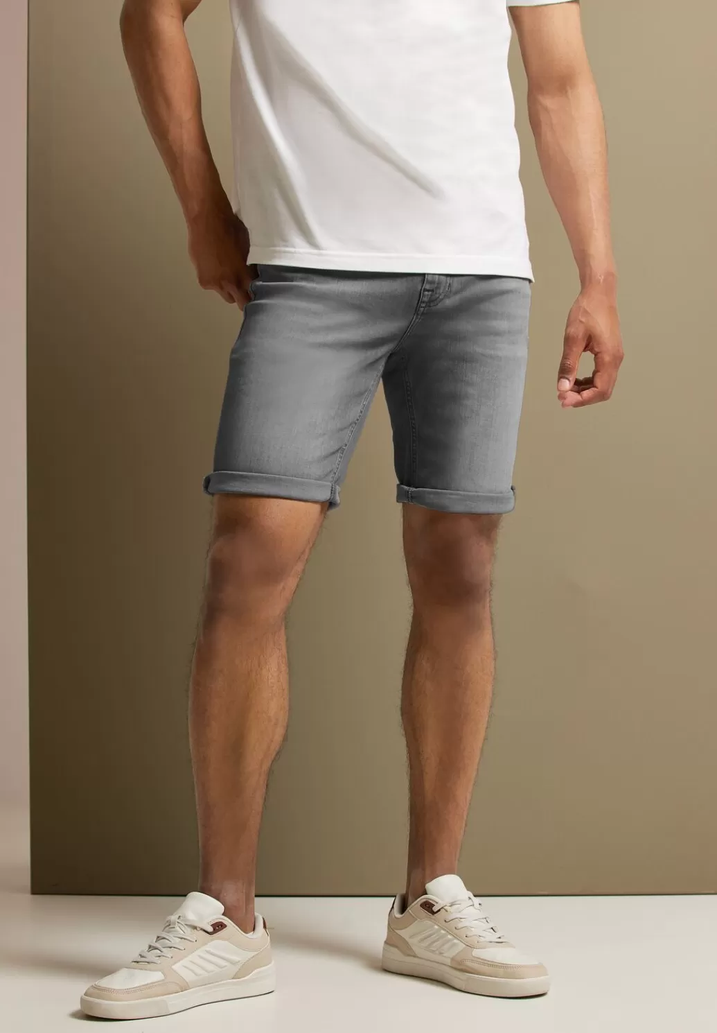 Street One Regular Fit Jeans Bermuda^Herren Shorts & Bermudas