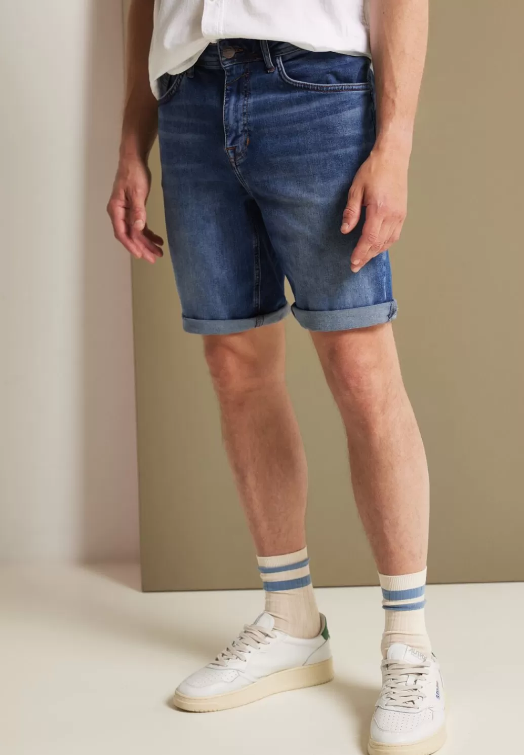 Street One Regular Fit Jeans Bermuda^Herren Shorts & Bermudas