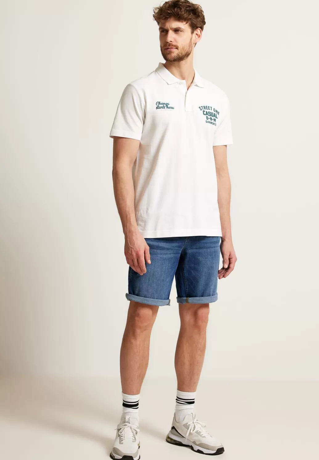 Street One Regular Fit Jeansshorts^Herren Shorts & Bermudas