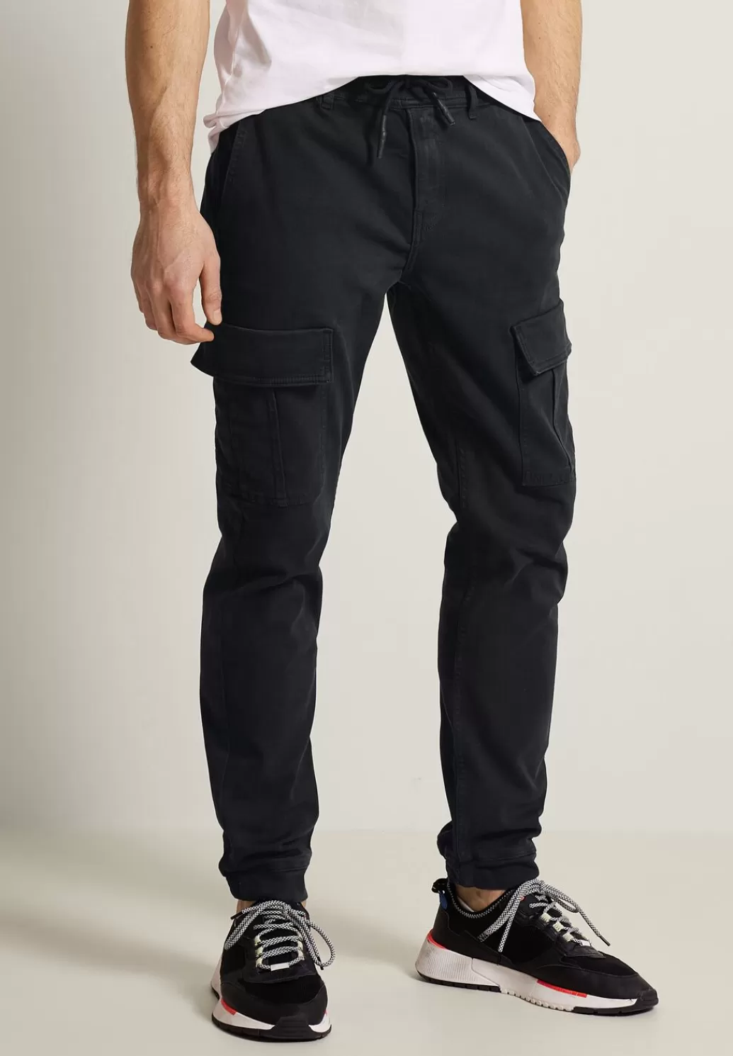 Street One Relaxed Fit Cargo Hose^Herren Hosen