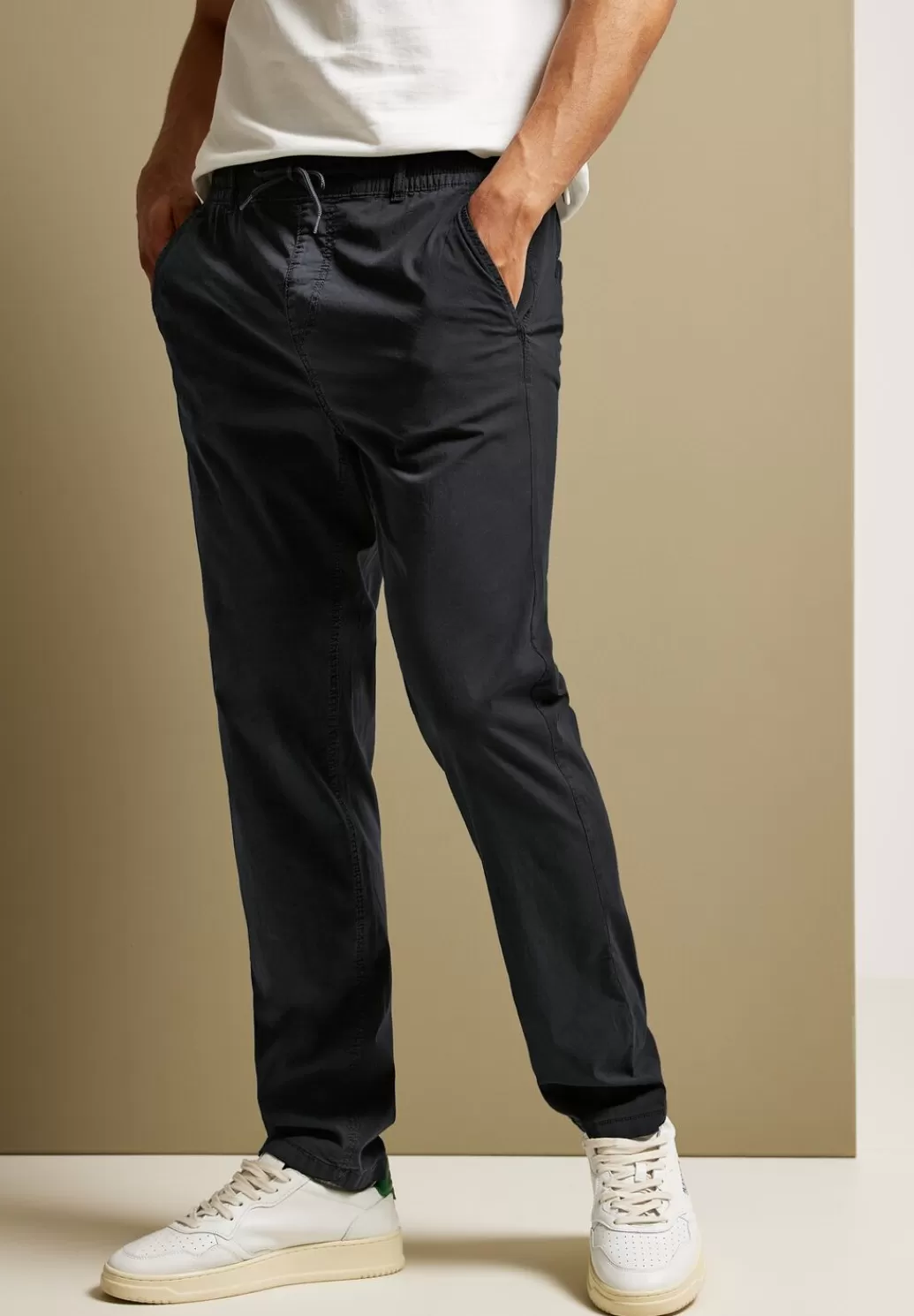 Street One Relaxed Fit Chino Jogger^Herren Hosen