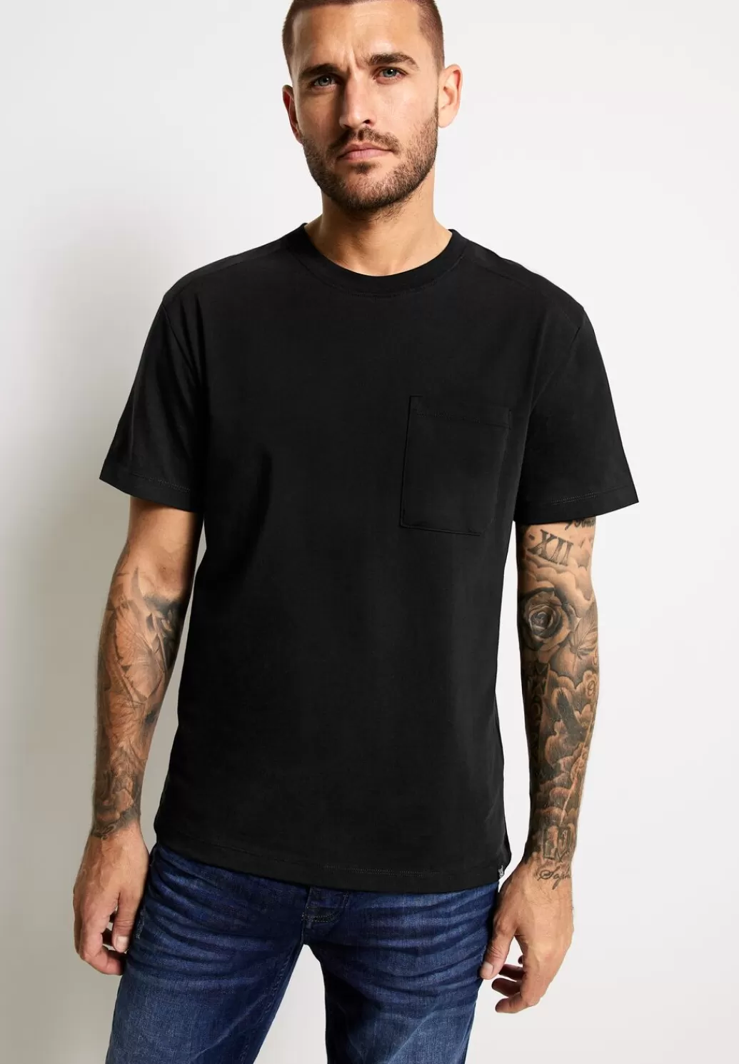 Street One Relaxed Jersey T-Shirt^Herren T-Shirts & Polos