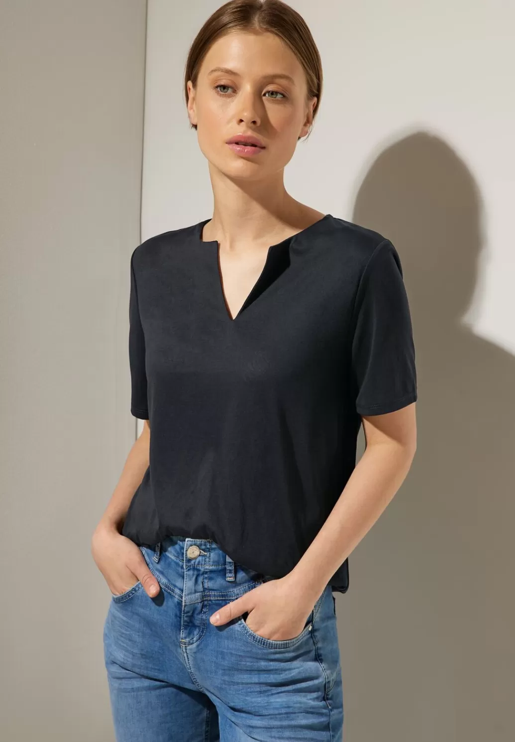 Street One Seidenlook Shirt^Damen Shirts