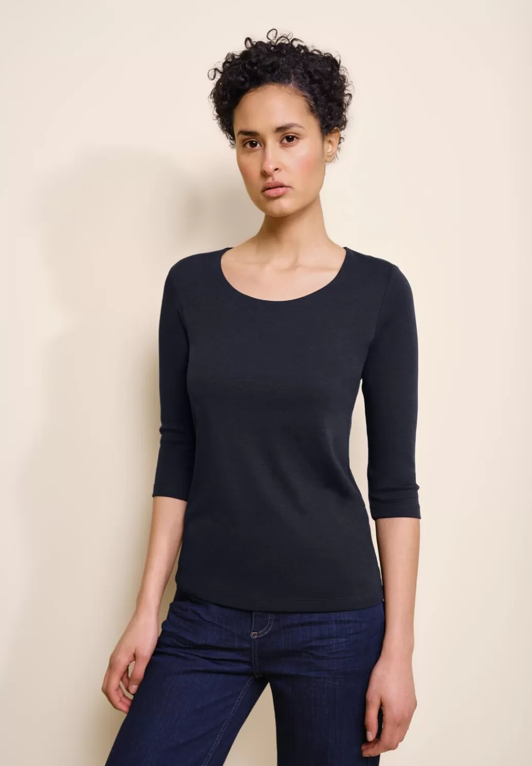 Street One Shirt In Unifarbe^Damen 3/4-Arm Shirts