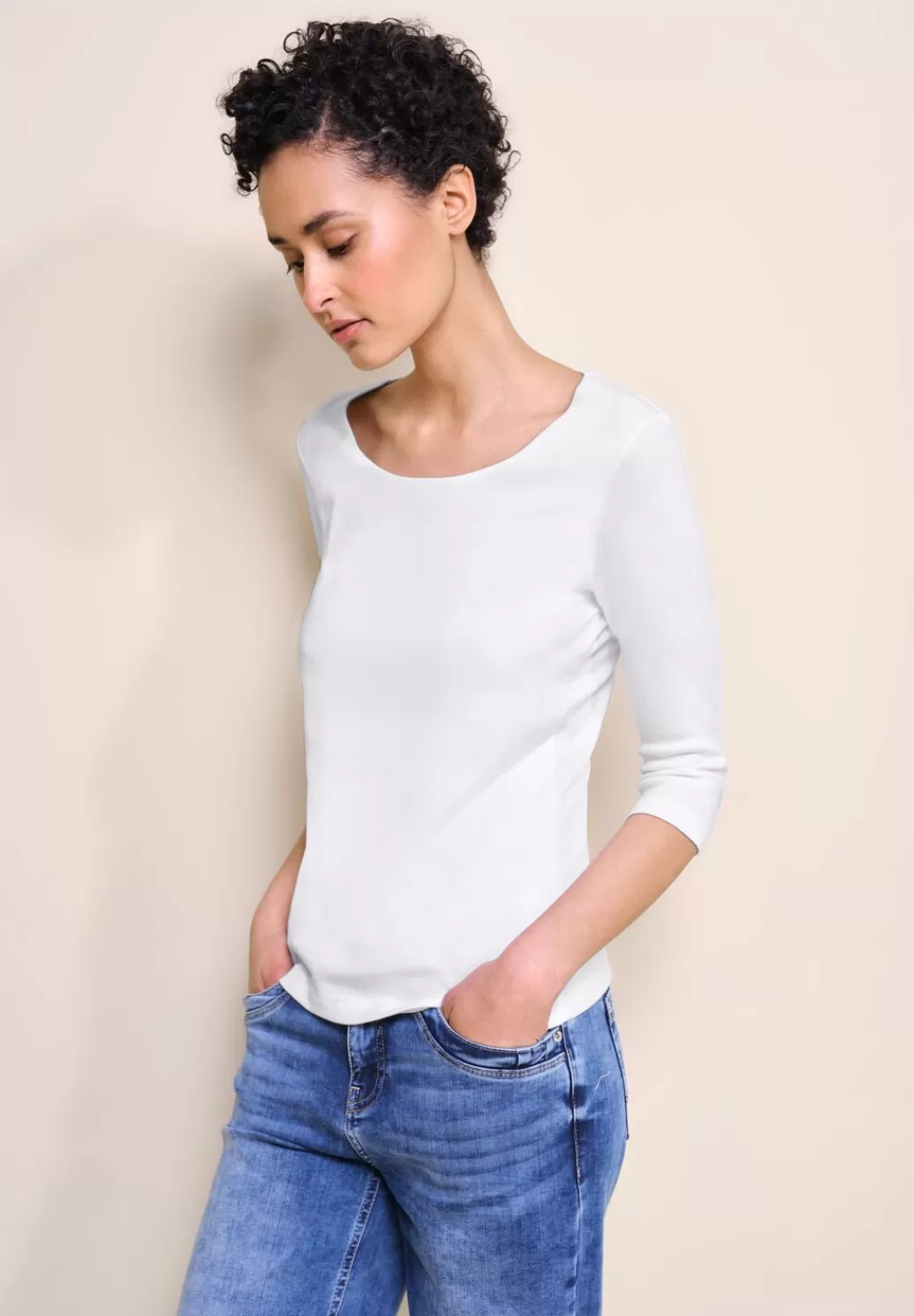 Street One Shirt In Unifarbe^Damen 3/4-Arm Shirts