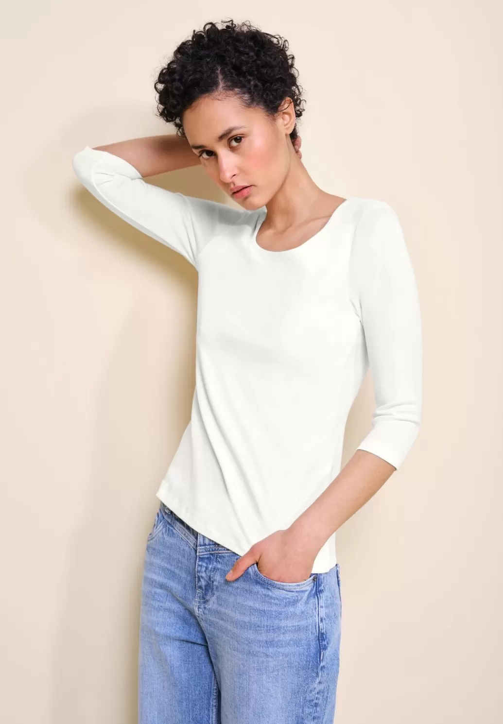 Street One Shirt In Unifarbe^Damen 3/4-Arm Shirts