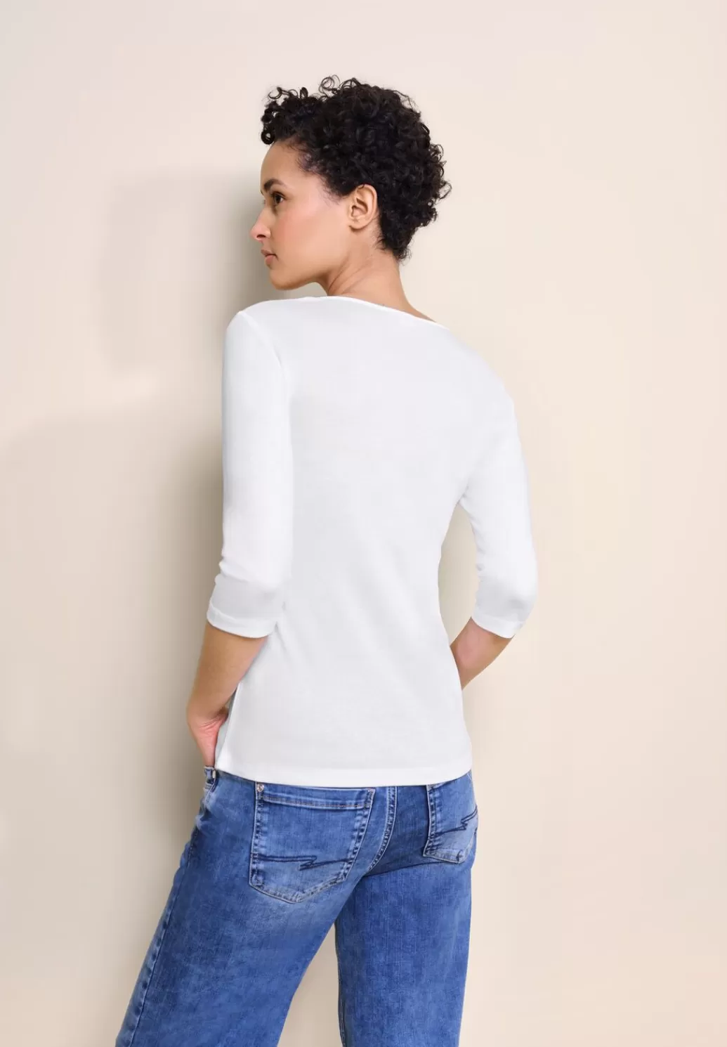 Street One Shirt In Unifarbe^Damen 3/4-Arm Shirts