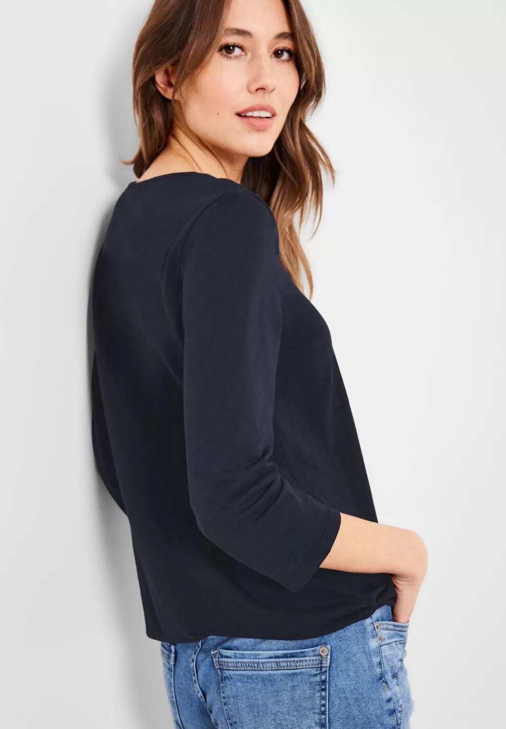 Street One Shirt In Unifarbe^Damen 3/4-Arm Shirts