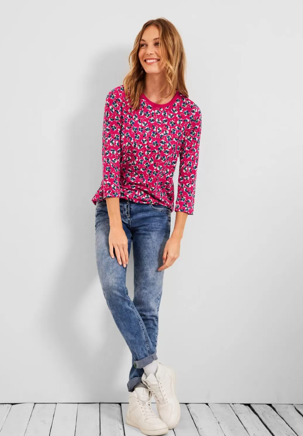 Street One Shirt Mit Blumenmuster^Damen 3/4-Arm Shirts